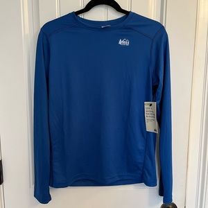 REI Blue Long sleeved shirt